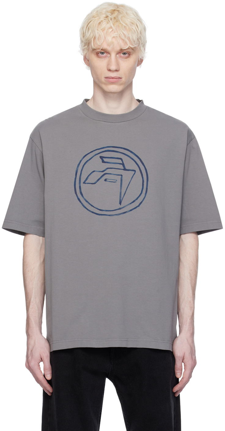 Футболка Ambush Emblem T-Shirt Сірий | BMAA007S24JER0010945