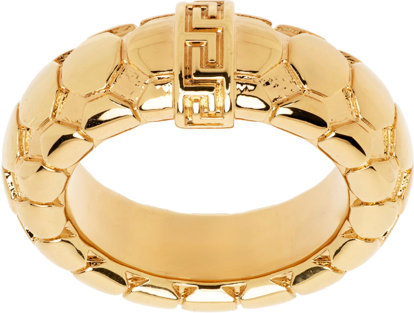 Кільце Versace Versace Greca Snake Gold Ring Жовтий | 1020545_1A00620