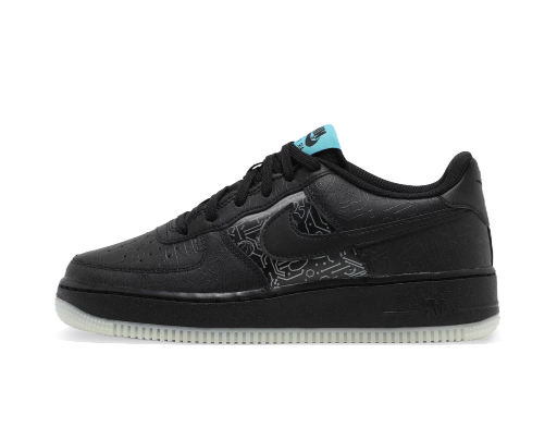 Кросівки та взуття Nike Space Jam x Air Force 1 '06 "Computer Chip" GS чорний | DN1434-001