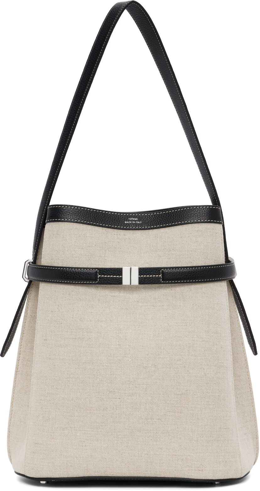 Сумочка TOTEME TOTEME Belted Canvas Bucket Bag чорний | 244-WAL0048-FB0234