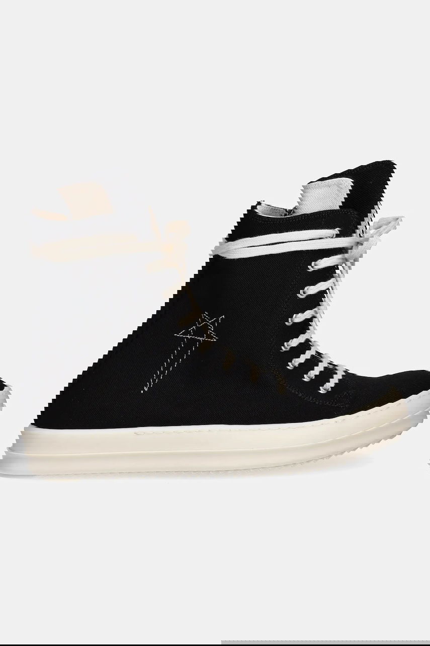 Кросівки та взуття Rick Owens Rick Owens DRKSHDW Vegan High-Top чорний | DU02E7807.DOEM8, 1
