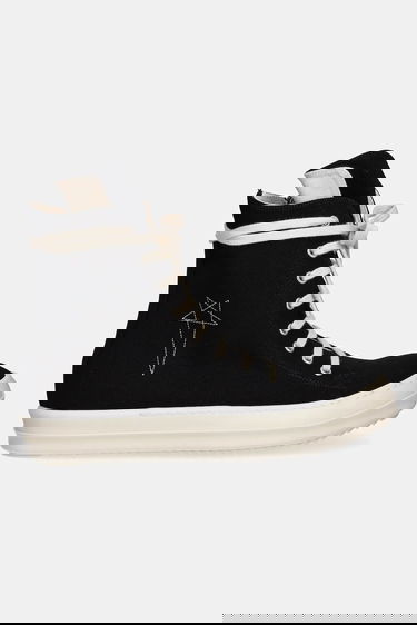 Кросівки та взуття Rick Owens Rick Owens DRKSHDW Vegan High-Top чорний | DU02E7807.DOEM8, 1