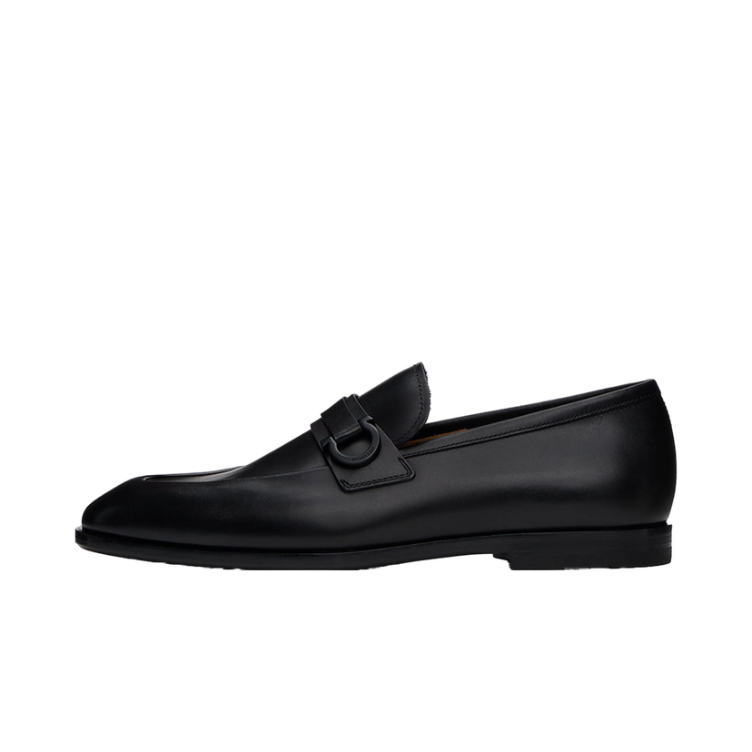 Кросівки та взуття FERRAGAMO Hardware Loafers чорний | 765785