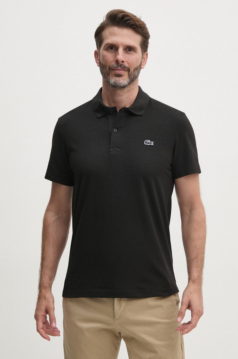 Сорочка поло Lacoste Lacoste Polo Shirt чорний | DH5522
