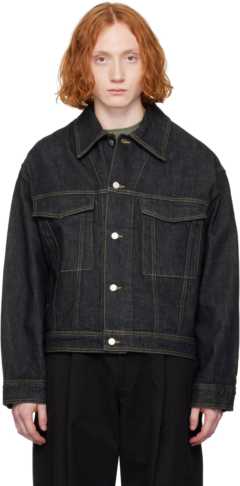 Куртка Studio Nicholson Studio Nicholson Stein Denim Jacket Синій | STEIN SNM - 1299