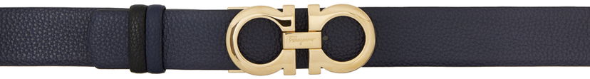 Ремені FERRAGAMO Salvatore Ferragamo Reversible Gancini Belt темно-синій | 23A564 - 673941