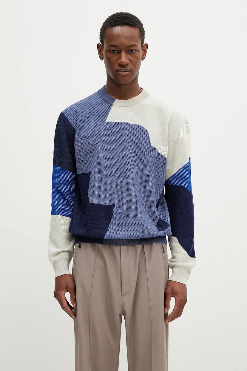 Cветр Paul Smith Paul Smith Abstract Panelled Knit Sweater Різнокольоровий | M1R.266Z.P02684
