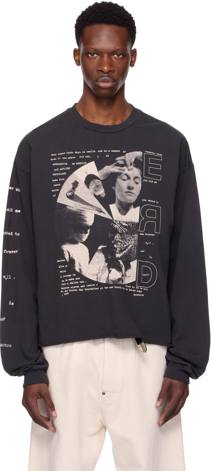 Футболка Enfants Riches Déprimés Enfants Riches Déprimés 'Remember When' Long Sleeve Graphic T-Shirt чорний | 010-845