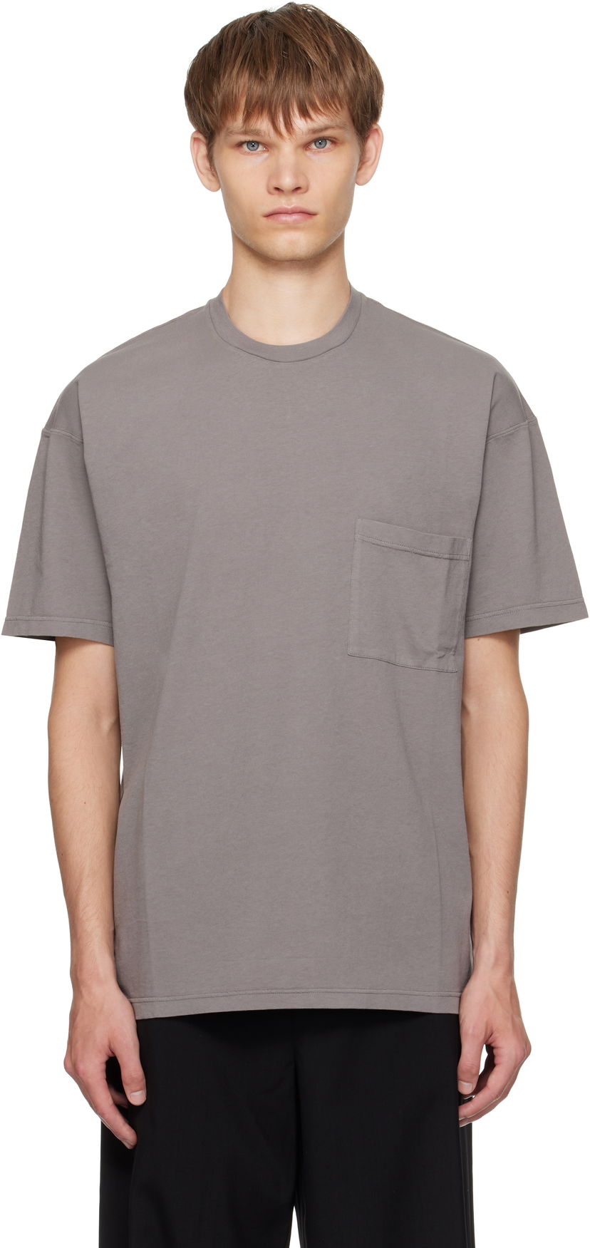 Футболка The Row The Row Niels Pocket T-Shirt Сірий | 1112-K569