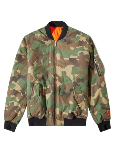 Куртка бомбер HERON PRESTON Canvas Camo Bomber Jacket Різнокольоровий | HMEH007F22FAB0025900