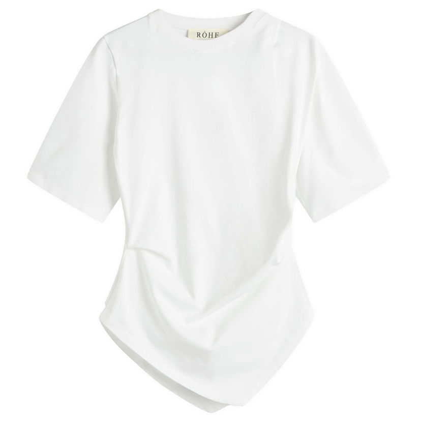 Футболка Róhe Re-Invented Twisted T-Shirt білий | 416-20-206