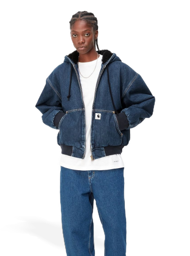 Куртка Carhartt WIP OG Active Jacket "Blue stone washed" темно-синій | I032240_01_06