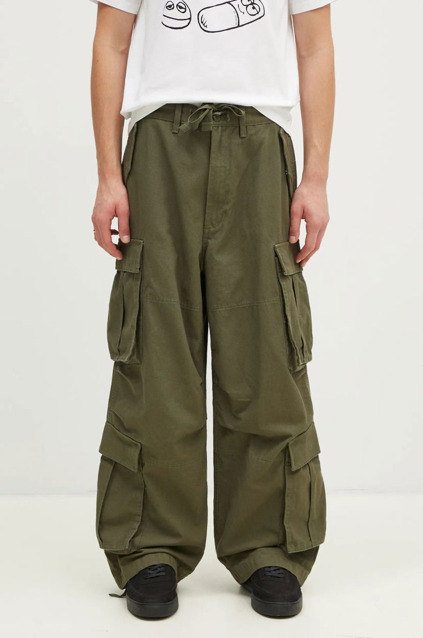 Штани карго Vans Premium Classics LX Baggy Cargo Pants Зелений | VN000HMYKCZ1