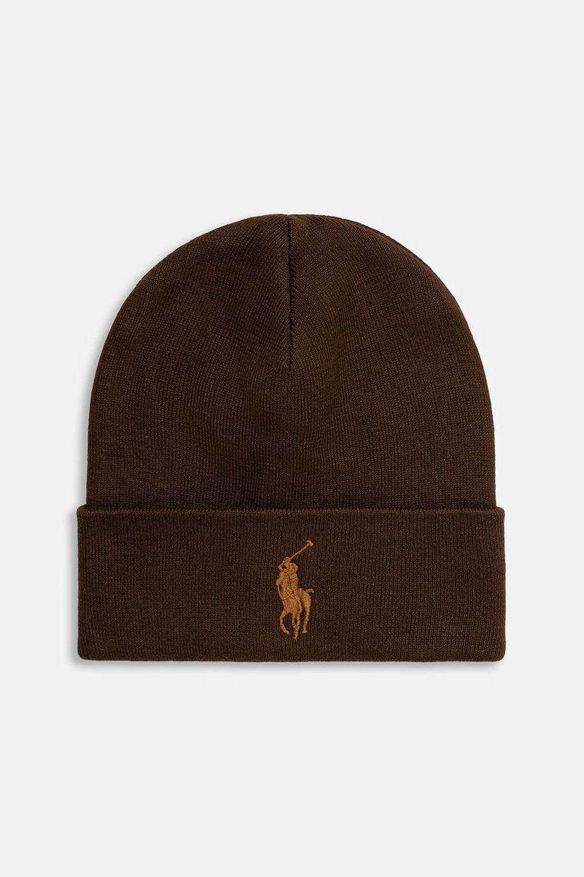 Шапка Polo by Ralph Lauren Polo Ralph Lauren Beanie Коричневий | 710886138