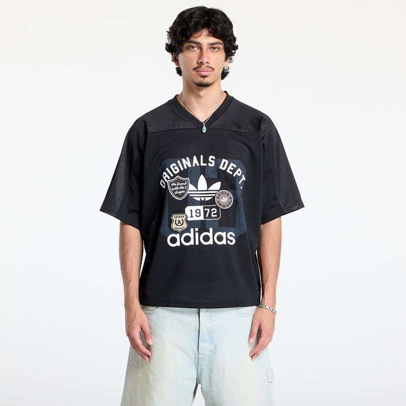 Джерсі adidas Originals adidas Originals Dept. Graphic Mesh Jersey чорний | KD6252