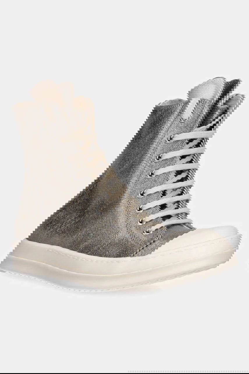 Кросівки та взуття Rick Owens Rick Owens DRKSHDW High-Top Металік | DS02E7800.DPF, 0