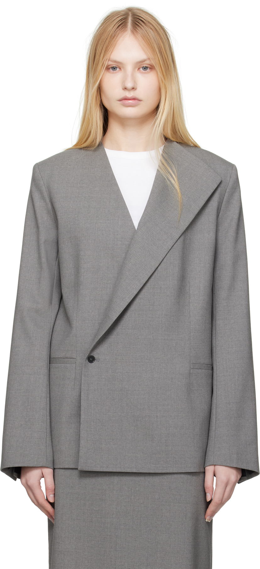 Куртка Loulou de Saison Loulou de Saison Nodo Blazer Сірий | NODO