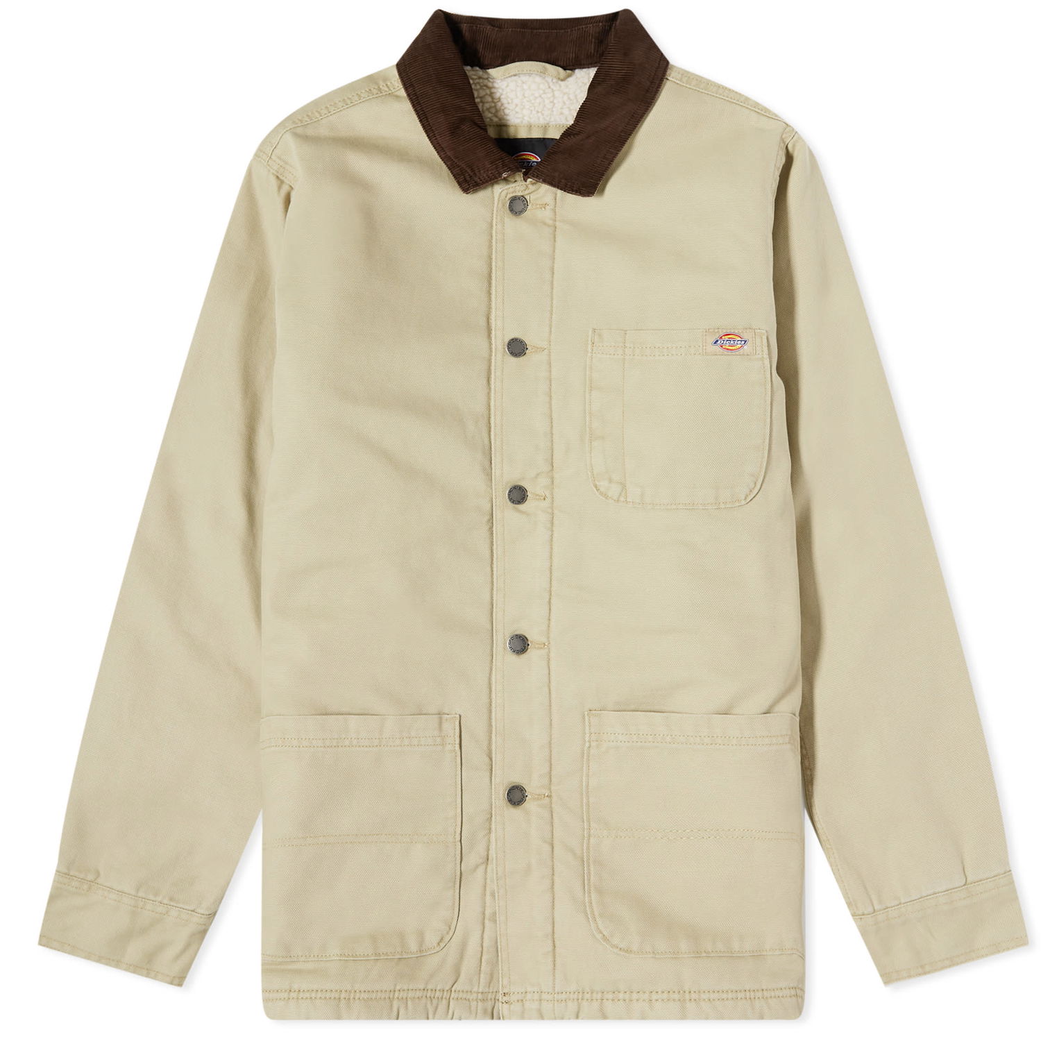 Куртка Dickies Duck Canvas Chore Stone Washed Desert бежевий | DK0A4XGAF021, 0