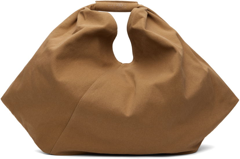 сумка-тоут Maison Margiela MM6 Maison Margiela Triangle Tote Bag Коричневий | SB5WC0019 P7254
