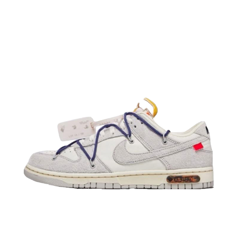 Кросівки та взуття Nike Dunk Low Off-White Lot 18 Сірий | DJ0950-112