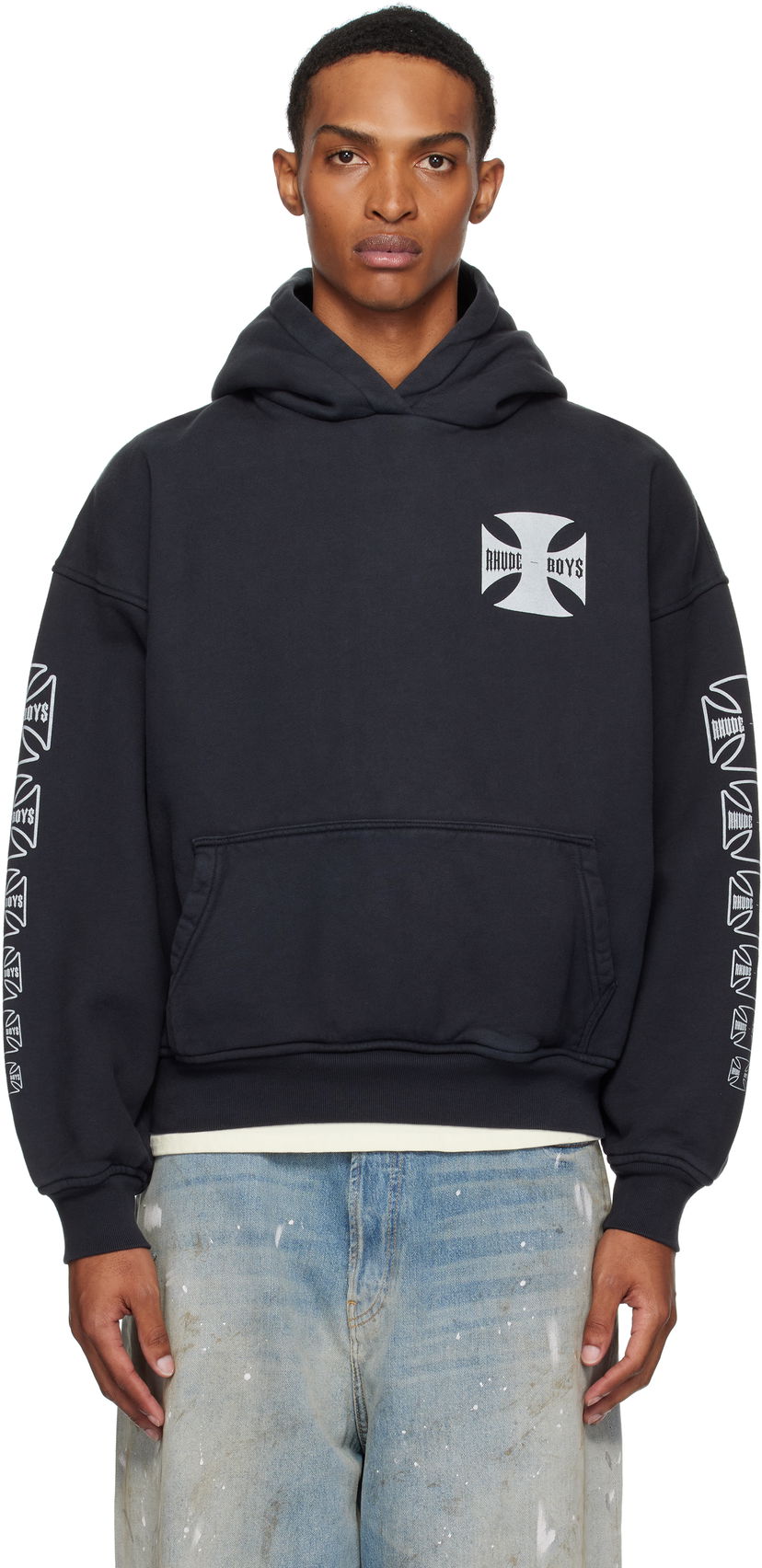 Світшоти Rhude Rhude 'Rhude Boys' Hoodie чорний | RHPF25HO06012