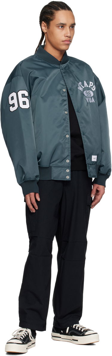 Куртка бомбер WTAPS WTAPS Nylon Team Jacket Зелений | 251TQDT-JKM02, 3