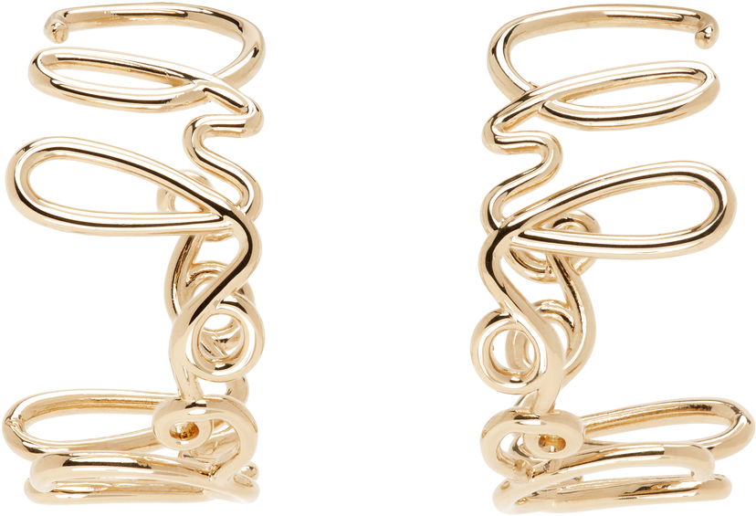 Кільце CHLOÉ Chloé 'The Chloé Iconic Hoop' Earrings Металік | CHC24WFE04CB7