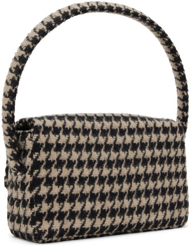 Сумочка Anine Bing Houndstooth Pattern Shoulder Bag чорний | A-13-0112-131, 2