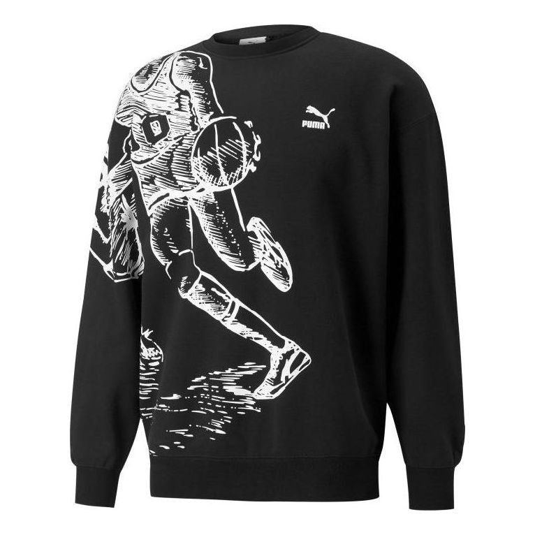 Світшоти Puma Joshua Vibes Crew Sweatshirt чорний | 536302-01