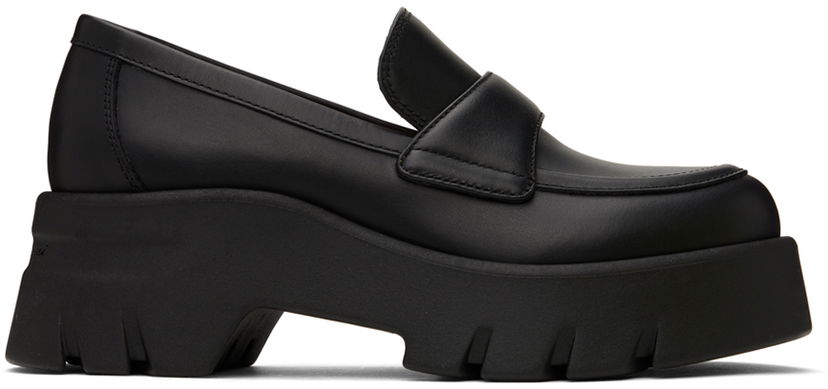 Кросівки та взуття Gianvito Rossi Farren Platform Loafers чорний | G25319.20GOM.CLN