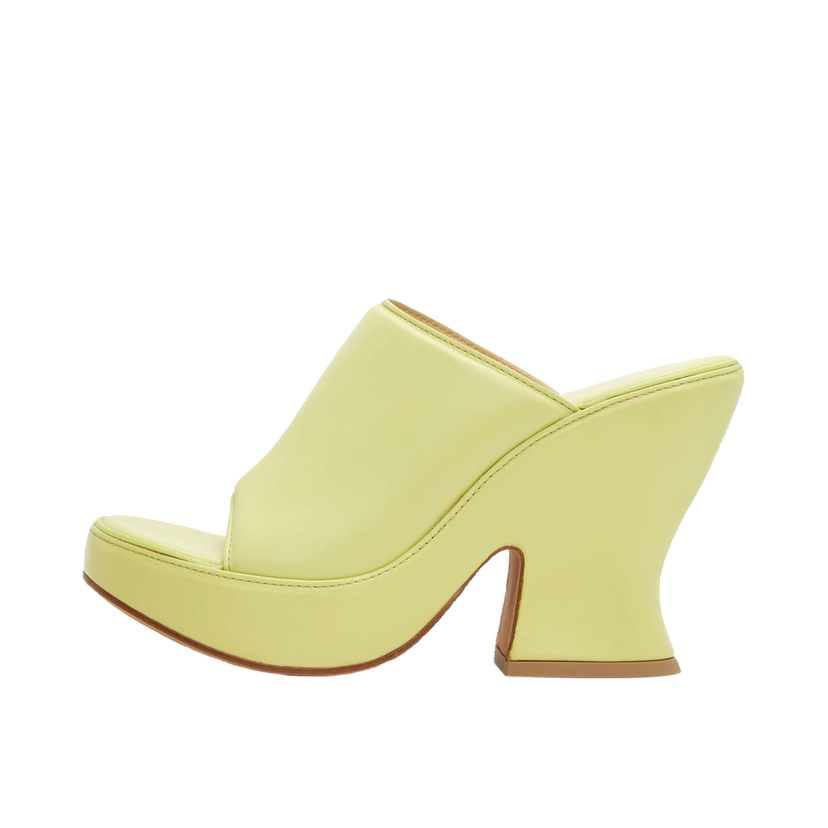 Кросівки та взуття Bottega Veneta Wedge Heeled Sandals "Green" Зелений | 658979 VBSD0