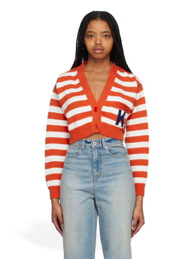 Cветр KENZO Paris Nautical Stripes Помаранчевий | FD52CA3563CG