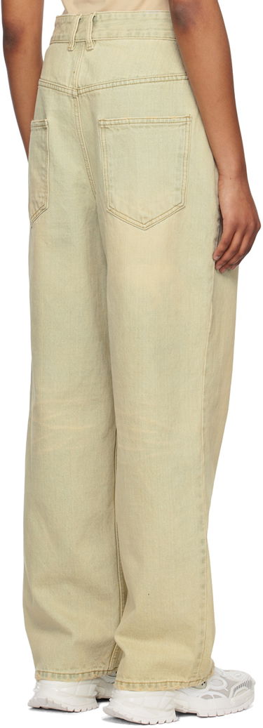 Джинси We11done Wide-Leg Jeans Зелений | WD-DP1-23-357-W-BG, 2