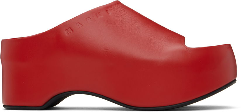 Кросівки та взуття Marni Marni Platform Heeled Sandals Червоний | SAMS021604 P3628