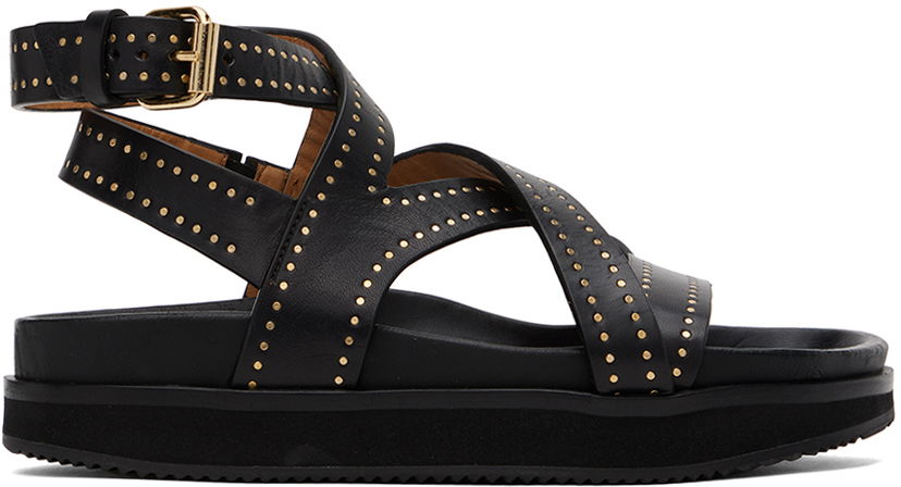 Аксесуари ISABEL MARANT Isabel Marant Neryse Studded Platform Sandals чорний | 23PSD0012FA-A1B15S