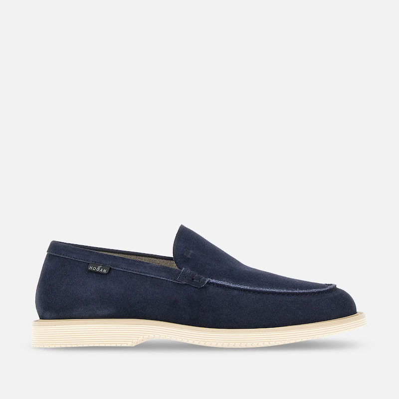 Одяг та аксесуари Hogan Hogan H616 Suede Loafers Синій | HXM6330EJ40HG0U828