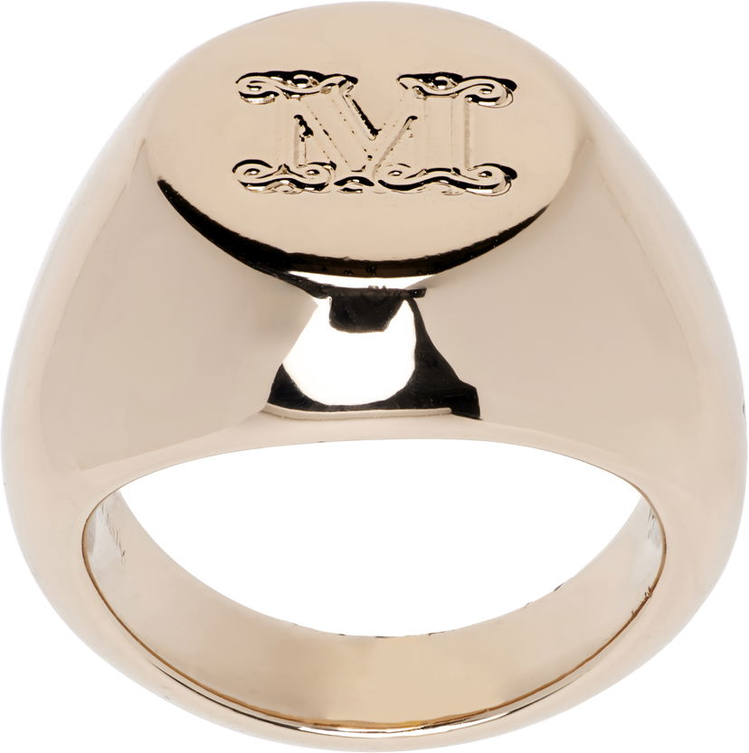 Кільце Max Mara Max Mara MM Chevalier 1 Signet Ring Металік | 2524756211600