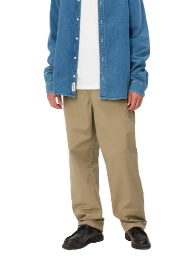 Штани Carhartt WIP Craft Pant "Leather rinsed" бежевий | I027965_8Y_02