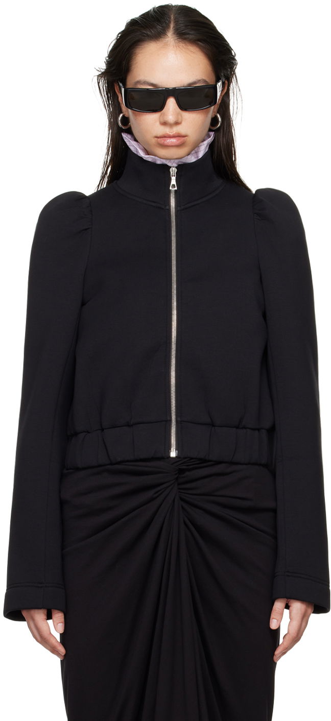 Куртка Dries Van Noten Zip Cotton Jacket чорний | 242-011171-9622