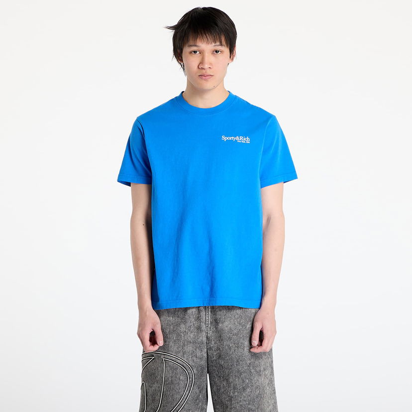 Футболка Sporty & Rich Sporty & Rich Health is Wealth T-Shirt Синій | TO043622300BL67
