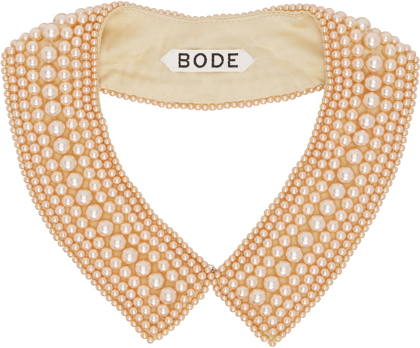 Кольє Bode Bode Pearl Embellished Collar бежевий | MRS25AC003