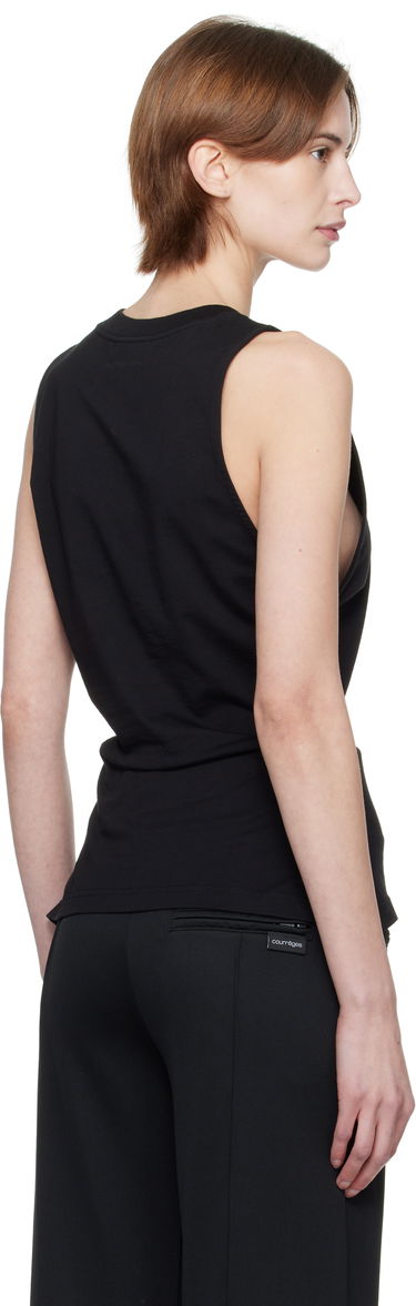 Безрукавка Courrèges Courrèges Fitted Tank Top чорний | 125JDE094JS0107, 2