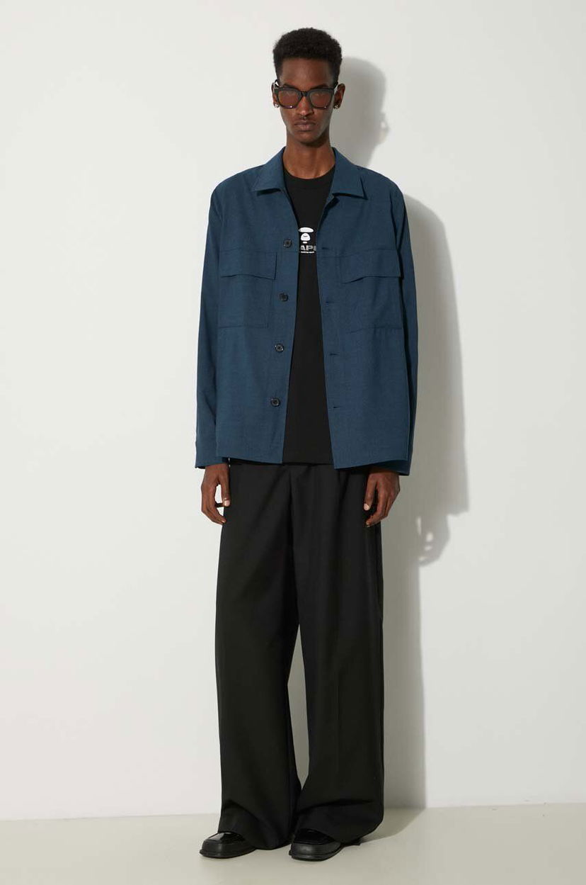 Куртка Paul Smith Paul Smith Wool Overshirt Синій | M1R.703Y.M02212