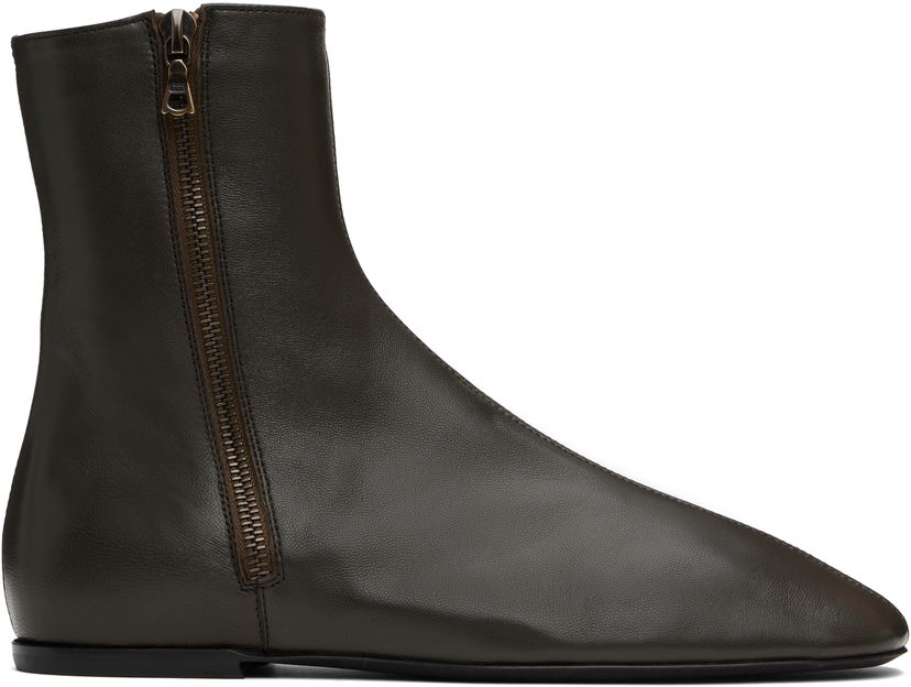 Одяг Dries Van Noten Dries Van Noten Leather Sock Boots Зелений | MS251-1318