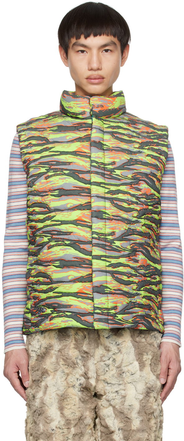 Жилет ERL Camo Down Vest Зелений | ERL06J007