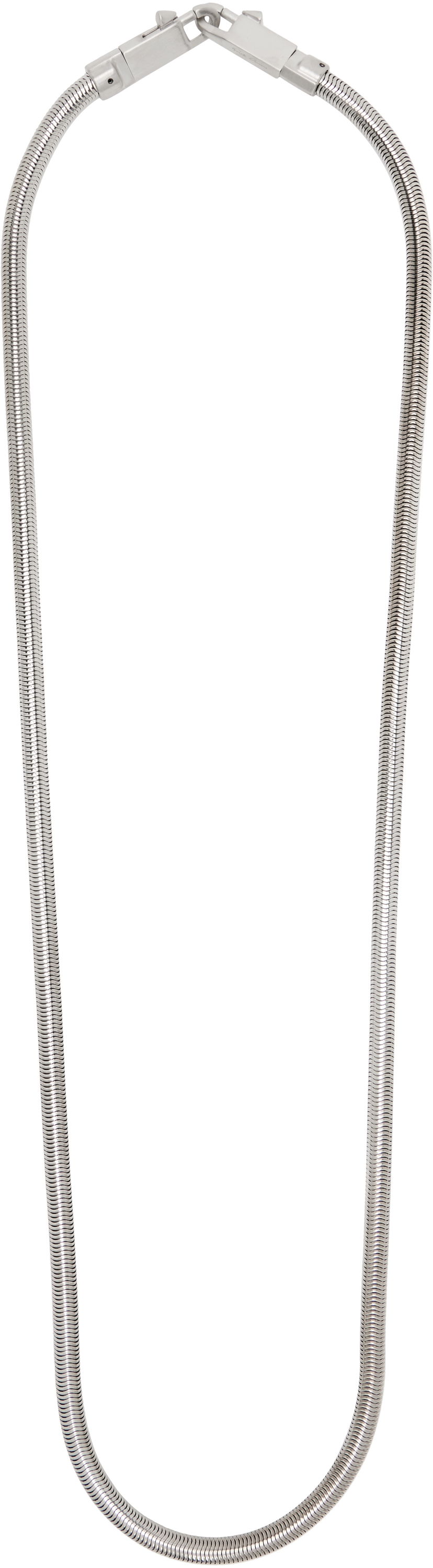 Кольє Rick Owens Rick Owens Concordians Snake Chain Necklace Металік | RA02E0799 MET