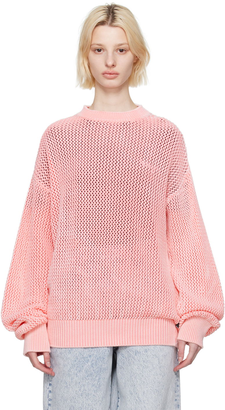 Cветр MSGM Overdyed Cropped Knit Sweater Рожевий | 3440MM110 237088