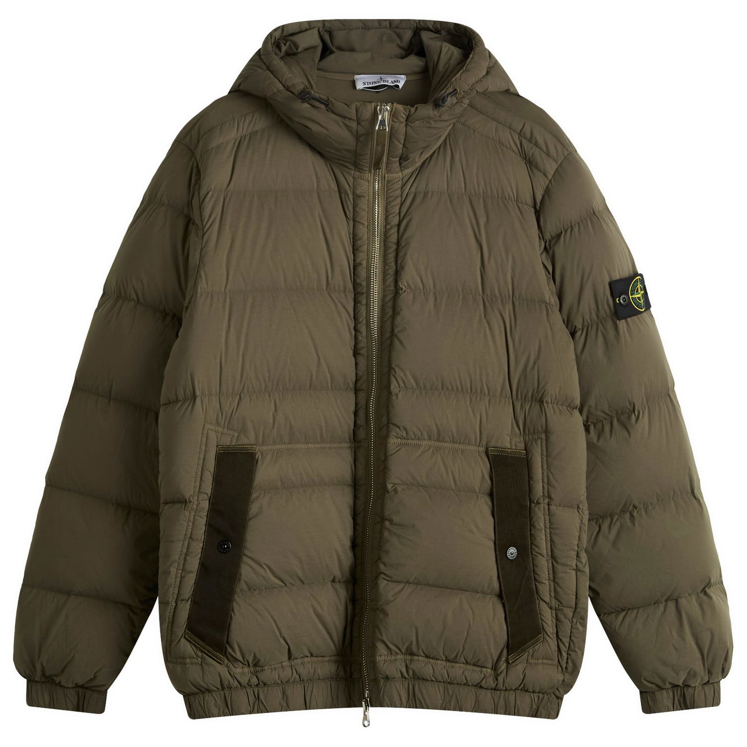 Пуховик Stone Island Seamless Tunnel Nylon Down-TC Jacket, Size Large Зелений | K2S154100040-V0054, 0