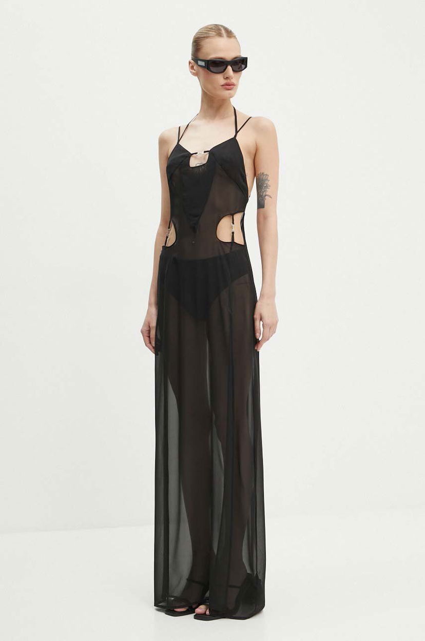 плаття HELIOT EMIL Sheer Maxi Dress чорний | PREAW24.W.11.058.BLK01