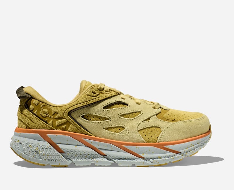 Кросівки та взуття Hoka One One Clifton L Suede Жовтий | 1122571-GLCR